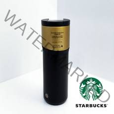 2020 캐나다 스타벅스 골드펄 매트블랙 블랙앤골드 이중진공 그란데 텀블러 473ml, 프리미엄 선물 박스 포장