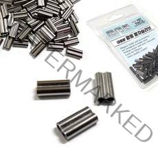 HITPACE 팔자슬리브 쌍슬리브 자작채비 100pcs 모노낚시, 1.6mm