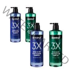 쿨샴푸 약산성 쿨링 두피가려움 샴푸 지루성두피 비듬 지성용 프리미엄 미용실 드라이 샴프 마법샴푸 향기좋은 두피각질 향좋은 지성두피 샴푸, 댄트롤3x샴푸(쿨멘솔두피케어) 980ml