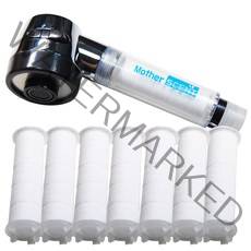 MOTHER SCENT 마더센트 주방용 싱크대 수도꼭지 녹물필터 헤드 핸디형 + 필터 7p 세트, 1세트