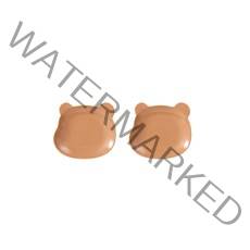 에라토 테디 디저트 플레이트 2p, 브라운