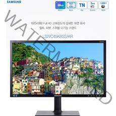 삼성전자 27인치 모니터 LS27C45K 피벗 높낮이 노트북 CCTV 업무용