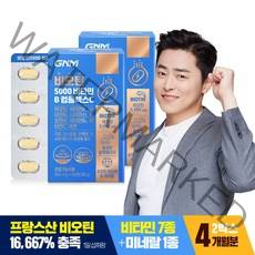 GNM자연의품격 프랑스산 비오틴 5000 비타민B 비타민C, 500mg, 120정, 500mg