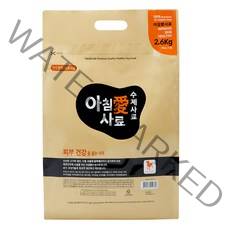 아침애 사료 전연령 피부건강 강아지 수제사료, 2.6kg, 1개