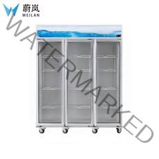 냉동쇼케이스 유리문 상업용 슈퍼마켓소매점 냉장고 28℃ 1세트, 알루미늄 합금
