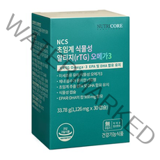 뉴트리코어 NCS 식물성 알티지 오메가3, 30정, 2개