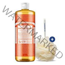 닥터브로너스 티트리 퓨어 캐스틸 솝 950ml+샤워볼