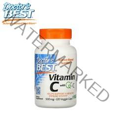 닥터스베스트 비타민C 500mg QC 아스코르브산 안티옥시던트 이뮨 비건 120 베지캡슐