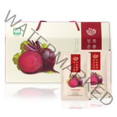 청춘농장 유기농 레드비트즙, 80ml, 240포