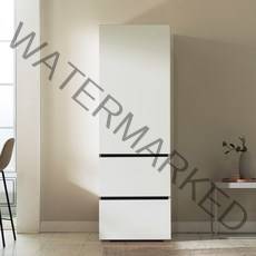 장인가구 스페이스 광폭 600 주방수납장, 크림화이트