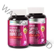 뉴트리디데이 프리미엄 비타민B 컴플렉스 골드, 90정, 2개
