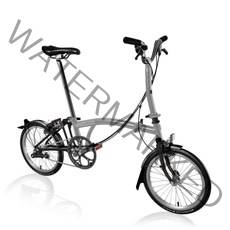 22년 Brompton P-Line M4L-Ti-스톰 그레이메탈릭-블랙