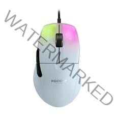 로켓 Kone Pro Wired Ultralight Optical 게이밍 마우스 RGB Lighting, White