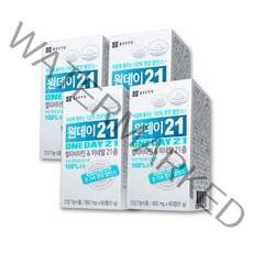 종근당건강 원데이21 멀티비타민 & 미네랄, 60정, 4개