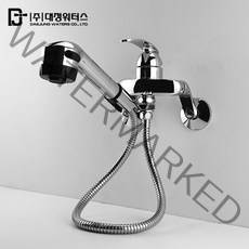 [고치고] 국내제작 대정워터스 ES8000 주방용 싱크대 벽붙이 싱크대 수전, 1개