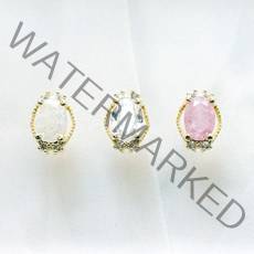 JDC063 네일아트파츠 트윈테일프레임 아이스큐빅 3종 중, 트윈테일프레임 아이스큐빅 (클리어) 1개