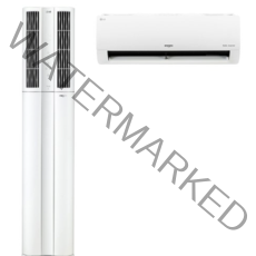 LG전자 휘센 듀얼에어컨 빅토리 멀티형 매립배관 77.2 웨딩스노우 방문설치, FQ18VCDWC2M