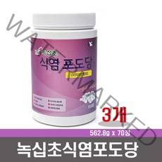 녹십초 식염포도당 비타민함유 70정, 3통