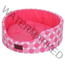 레드퍼피 반려견 잉클 원 방석, 도트핑크