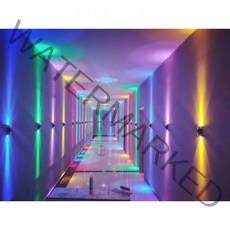 코스토프 노래방 클럽 듀얼샷 벽면 장식등 LED 벽설치 공간 조명, 싱글 화이트 3W