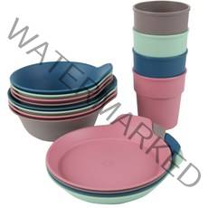 이지앤프리 파스텔 접시 16 p 홈세트, 1세트, 볼접시 대 4p + 소 4p + 접시 4p + 컵 4p