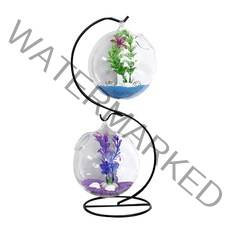 피키픽스 열대어 가정용 수족관 미니 2단 램프 어항, 혼합색상