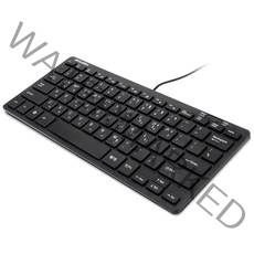 애니젠 USB 미니슬림 키보드 + 키스킨, K200, 블랙