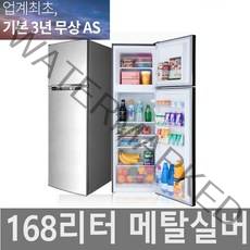 SP 소형 원룸 미니냉장고 당일배송, 168B0S(메탈실버)