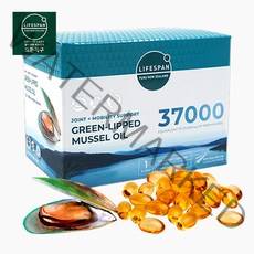 라이프스팬 뉴질랜드 초록입홍합오일 37000mg 120캡슐 사은품, 1박스 120캡슐