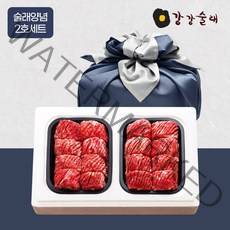 강강술래 양념구이 강강술래선물세트 2호 8대X2팩, 단품
