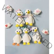 석고방향제-오리차량용방향제 귀여운 선물용 답례품 생일선물, 불가리쁘띠마망, 갸우뚱오리