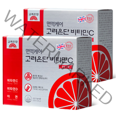 면역케어 고려은단 비타민C 분말 스틱 60포 X 2개 (4개월분), 면역케어 분말스틱 60포 x 2개, 쇼핑백 O