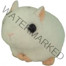 부루부루 햄스터 장가리안 햄스터 (펄 화이트) 봉제 인형 전체 길이 9cm, 단일옵션
