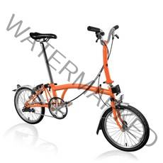 22년 브롬톤 C-Line Mid Utility 접이식자전거 파이어코랄