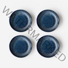 니코트 Everyday collection 앞접시 네이비, 4개, 접시4개