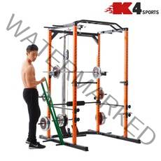 K4스포츠아몸디 파워 320 파워랙 멀티랙 랫타워 하프랙 복합헬스머신 스쿼트랙 홈짐, 1개