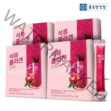 [종근당건강] 물타지 않은 석류 콜라겐 스틱젤리, 4개(60포)