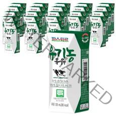 파스퇴르 유기농 우유, 125ml, 24개입