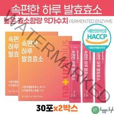 발효 곡물효소 분말 스틱 단백질 탄수화물 분해 효소 파우더 높은 함량 역가수치 활성도 식약처인증 해썹 30포x2박스 임산부 수험생 노인 온가족 엔자임 ENZYME 유산균 효소식품