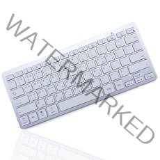 텐교 멀티페어링 블루투스 3.0 키보드, TK-BK40, 실버 화이트