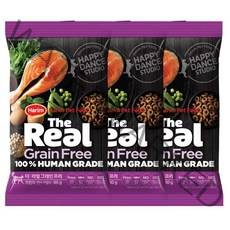 하림펫푸드 어덜트용 더리얼 캣 그레인프리 크런치 참치 건식사료, 9개, 50g, 연어