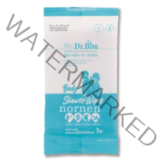 닥터비비앤 물없이 사용하는 바디샤워 물티슈 5매 (여행용/야외캠핑/환자 일회용/ 바디티슈)