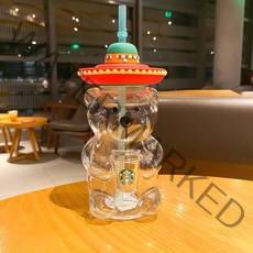 스타벅스 곰돌이 텀블러 라틴 아메리카 500ml 홈카페 용품, 금계만천단컵(355ML)