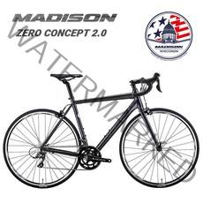 2022 신형 제로컨셉2.0 시마노 클라리스 16단 로드 사이클 매디슨바이크, 44, 미조립 박스배송, 클라이맥스 블랙