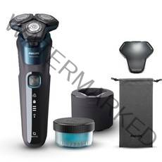 [당일발송] 필립스 전기면도기 SkinIQ 5000 + 무선 클렌징팟 세트 S5579/60 일렉트릭 블루, 상세내용참조