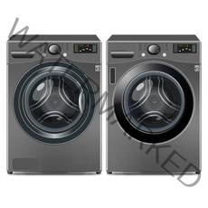 LG전자 트롬 드럼세탁기 21kg + 건조기 17kg 모던 스테인리스 F21VDU-7VL 세트 방문설치, F21VDU-7VL(세탁기, 건조기)