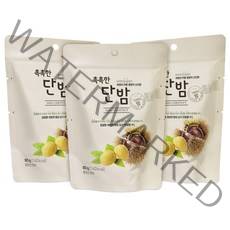 자연루 촉촉한 단밤, 80g, 3개