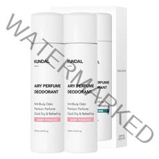쿤달 데오드란트 스프레이 베이비파우더향, 150ml, 2개