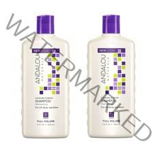 Andalou Naturals 안달로우 라벤더 앤 비오틴 샴푸 11.5oz(340ml) 2팩
