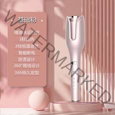 헤어스타일러 자동 봉 고데기 튤립 웨이브 펌 헤어케어 물결 음이온 롤러 볼륨 롤링 온도조절, new 프리미엄 에디션-핑크